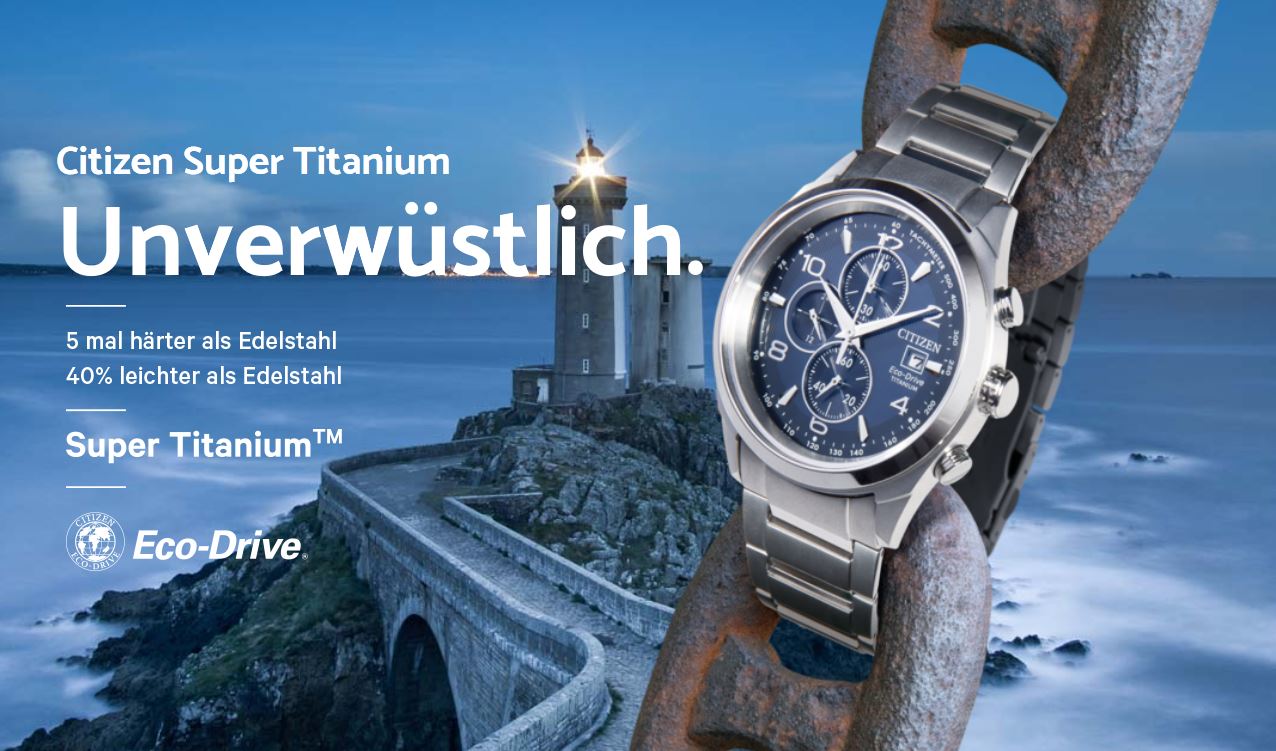 Super Titanium - Hoogwaardige titanium horloges van Citizen